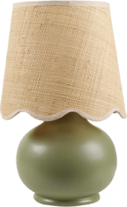 Boho Ceramic Bedside Table Lamp for Bedroom Nightstand and Living Room