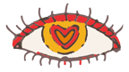Ojo en pop art