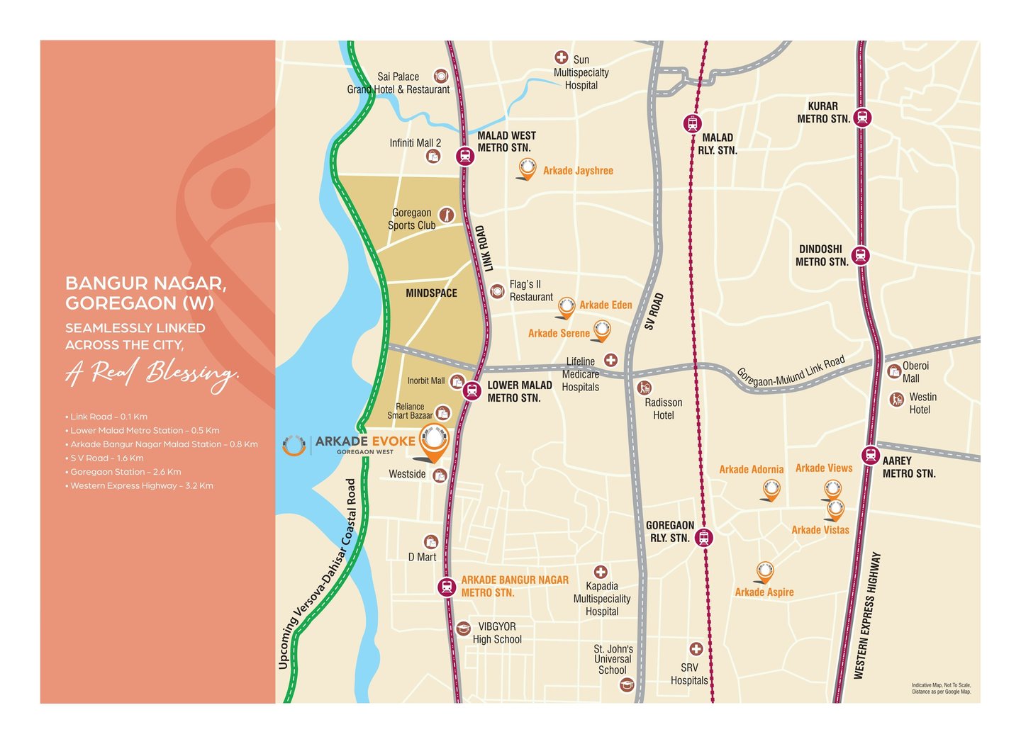 LOCATION ARKADE EVOKE AGOREGAON WEST, ARKADE GOREGAON WEST, ARKADE BANGUR NAGAR, ARKADE EVOKE BANGUR NAGAR