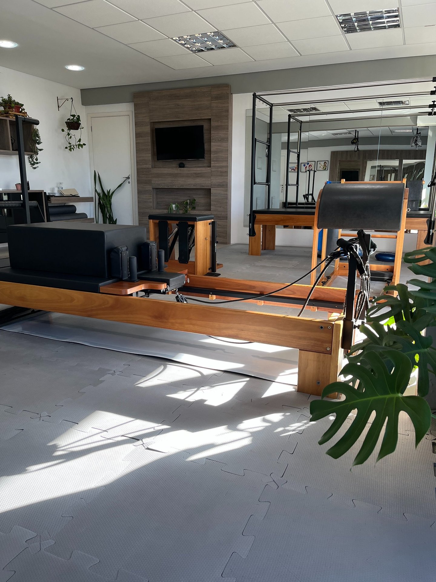 Reformer, Chair, Cadillac e Ladder Barrel no estúdio Ateliê de Pilates na Vila Leopoldina
