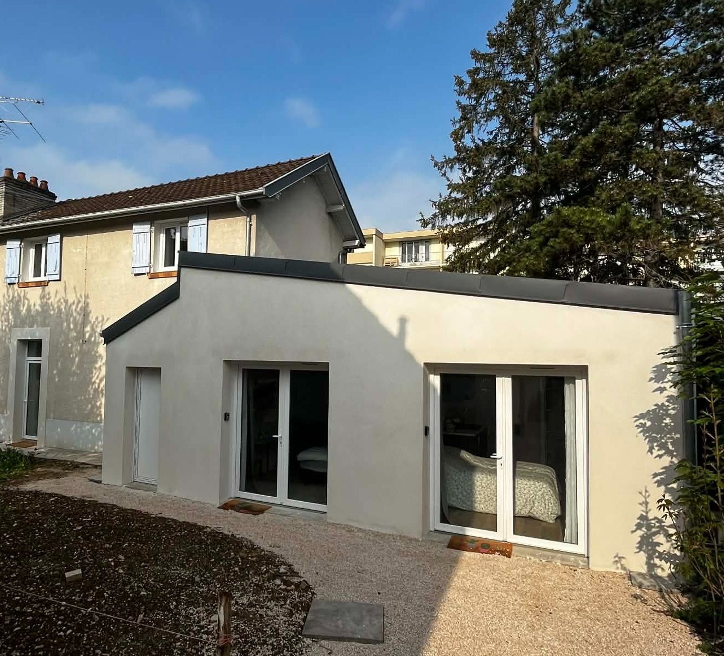 Création d'une extension de maison traditionnelle 