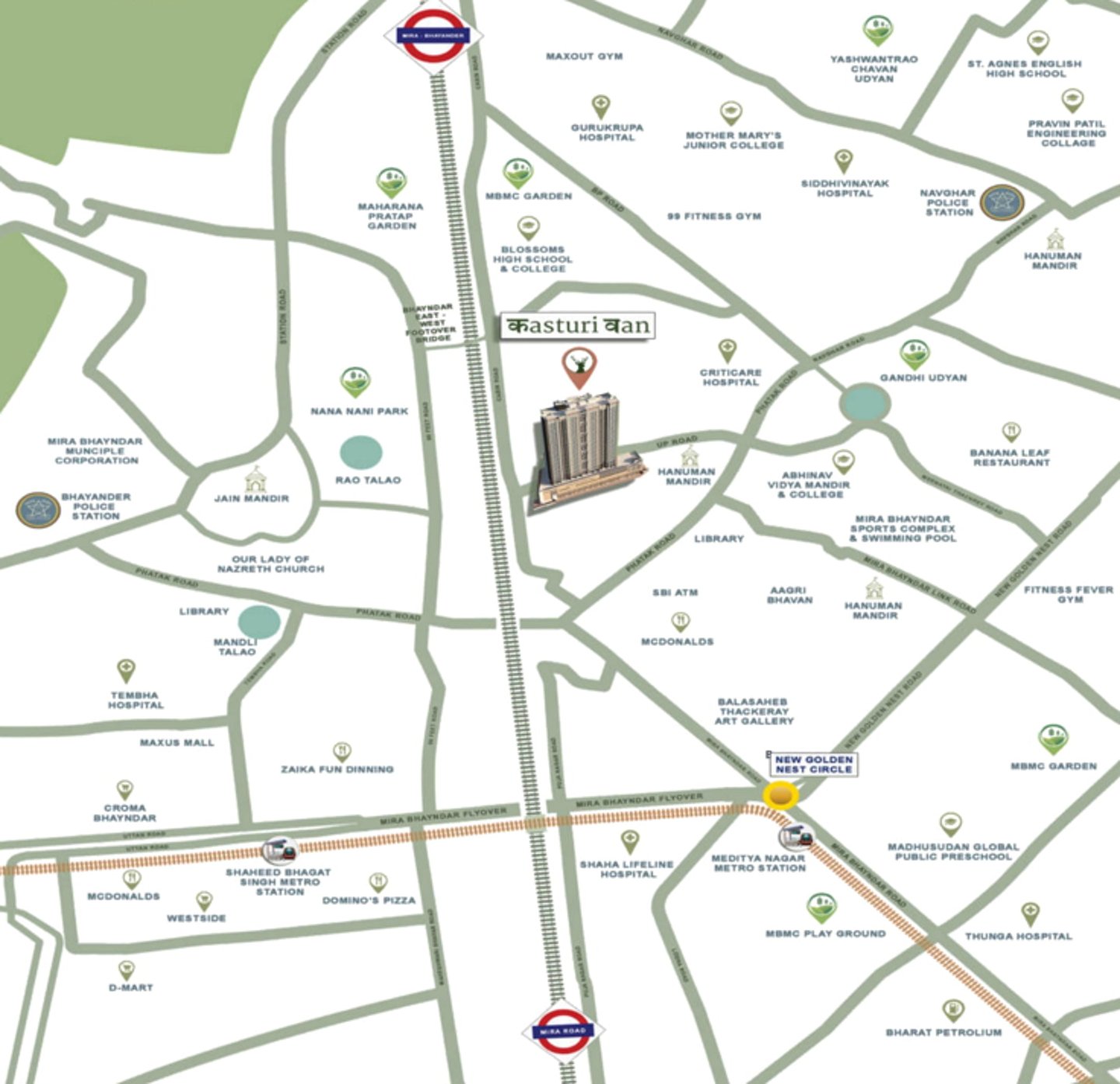 LOCATION GUJARAT KASTURI VAN BHAYANDAR EAST, GUJARAT KASTURIVAN CABIN ROAD, GUJARAT GROUP, KASTURI VAN, CABIN ROAD