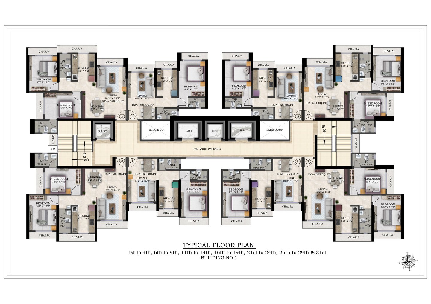 FLOOR PLANS BALAJI SERENITY MIRA ROAD EAST, BALAJI SERENITY VINAY NAGAR MIRA ROAD EAST