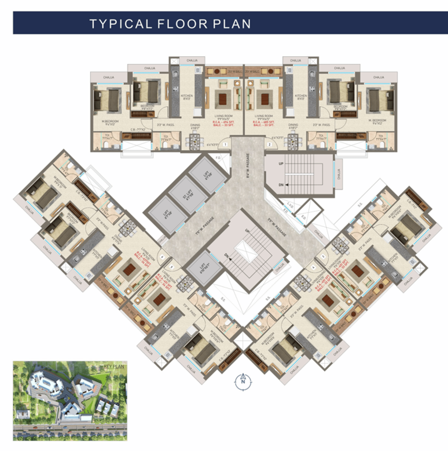 FLOOR PLAN NARMADA LIFESTYLE BHAYANDAR WEST