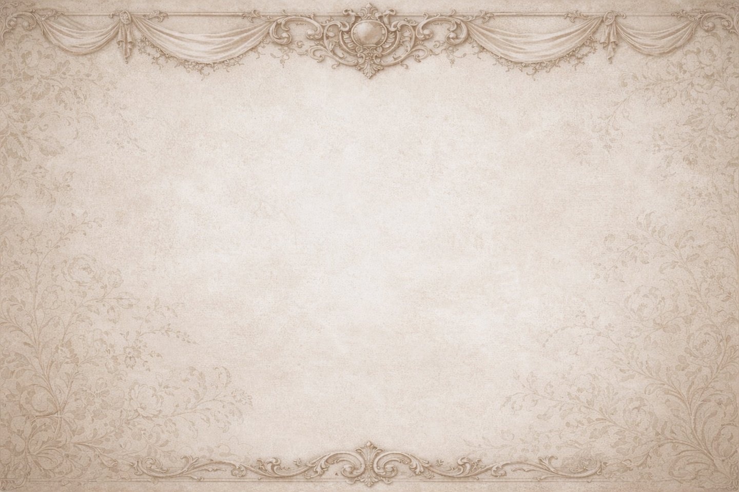 Regency scrolled background.