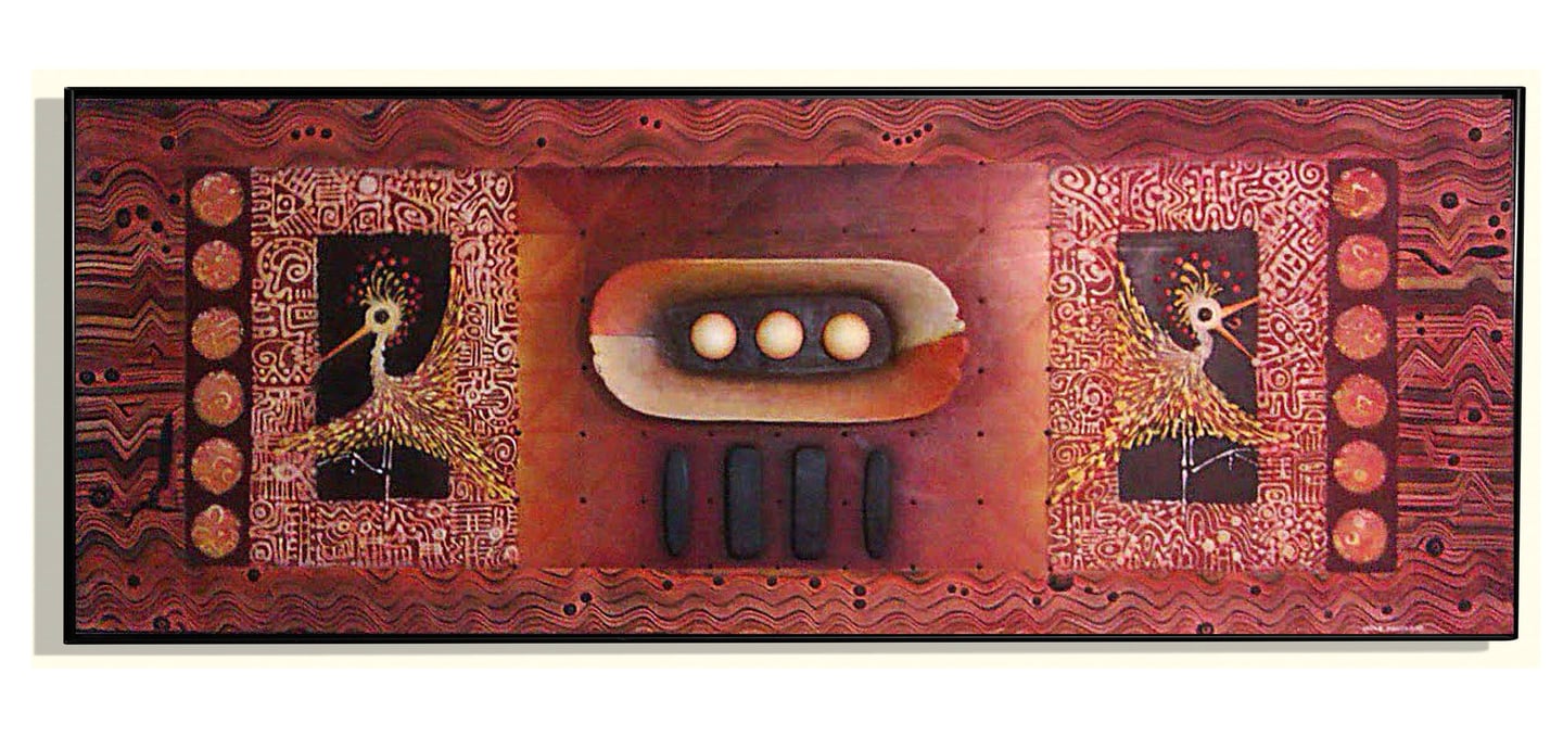 CALLAR, PENSAR Y HABLAR | Obra de Arte Contemporáneo Neo-Crotálico del artista Javier Lopez Pastrana