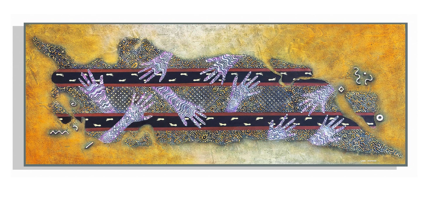 DAR Y QUITAR | Obra de Arte Contemporáneo Neo-Crotálico del artista mexicano Javier Lopez Pastrana