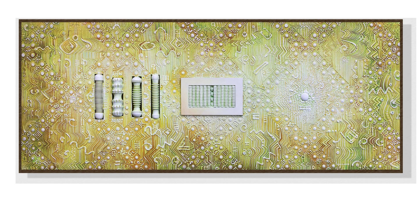 LOS 4 CRANEOS | Obra de Arte Contemporáneo Neo-Crotálico del artista mexicano Javier Lopez Pastrana