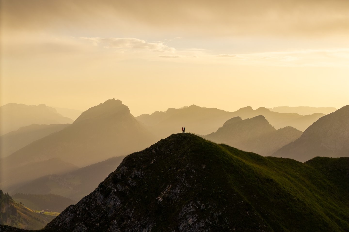 coucher de soleil drone 