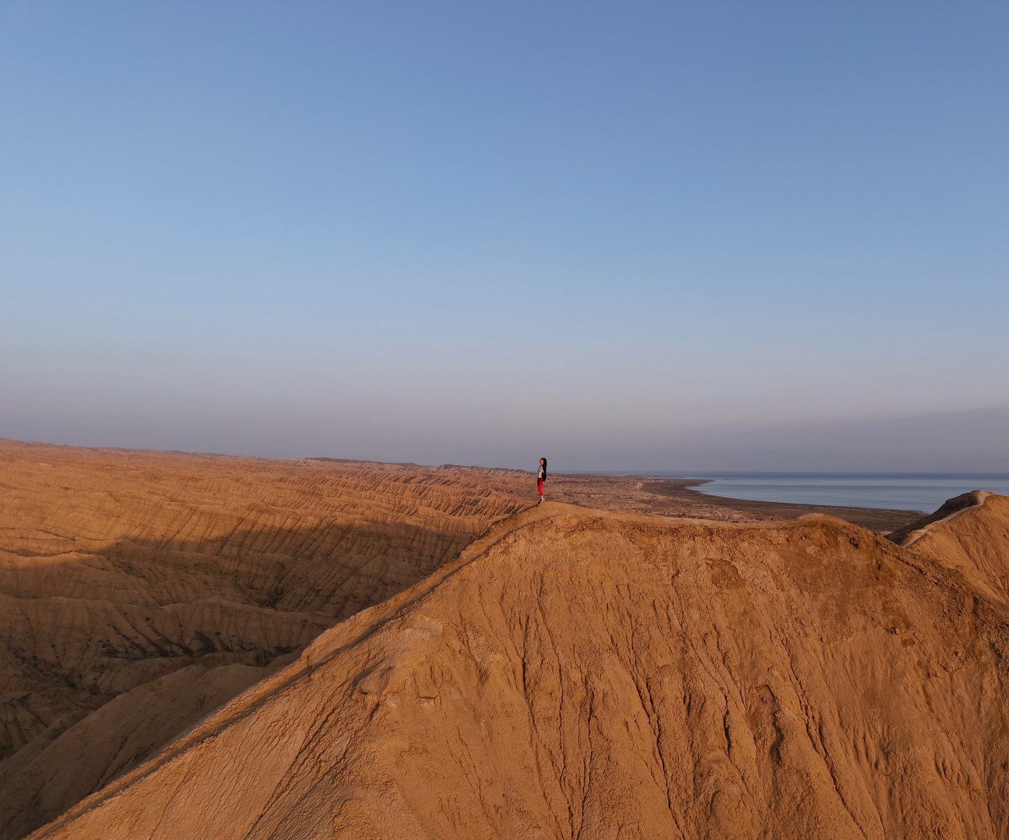 lever de soleil au Kirghizistan 