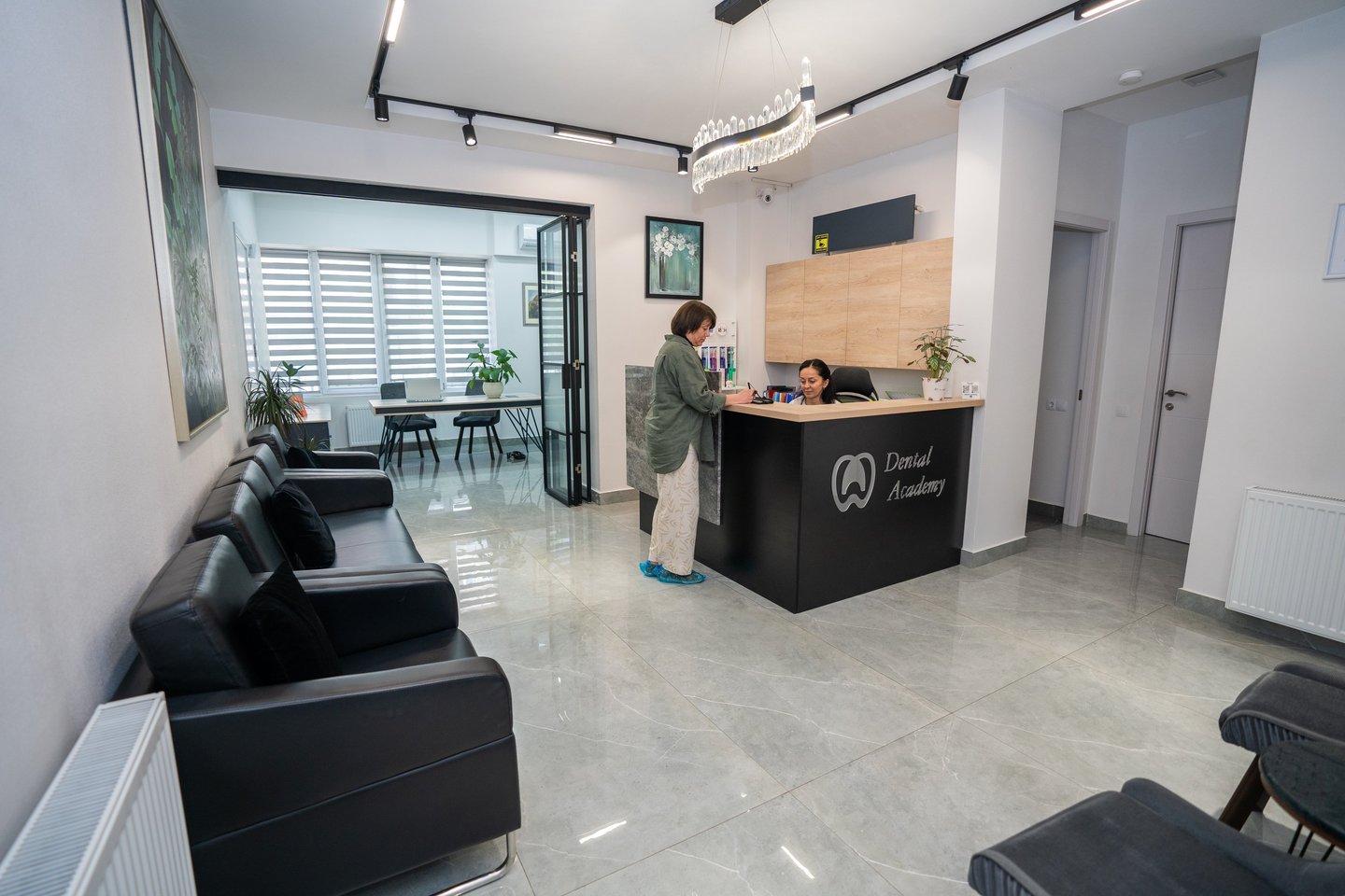 modern dental clinic with modern treatment