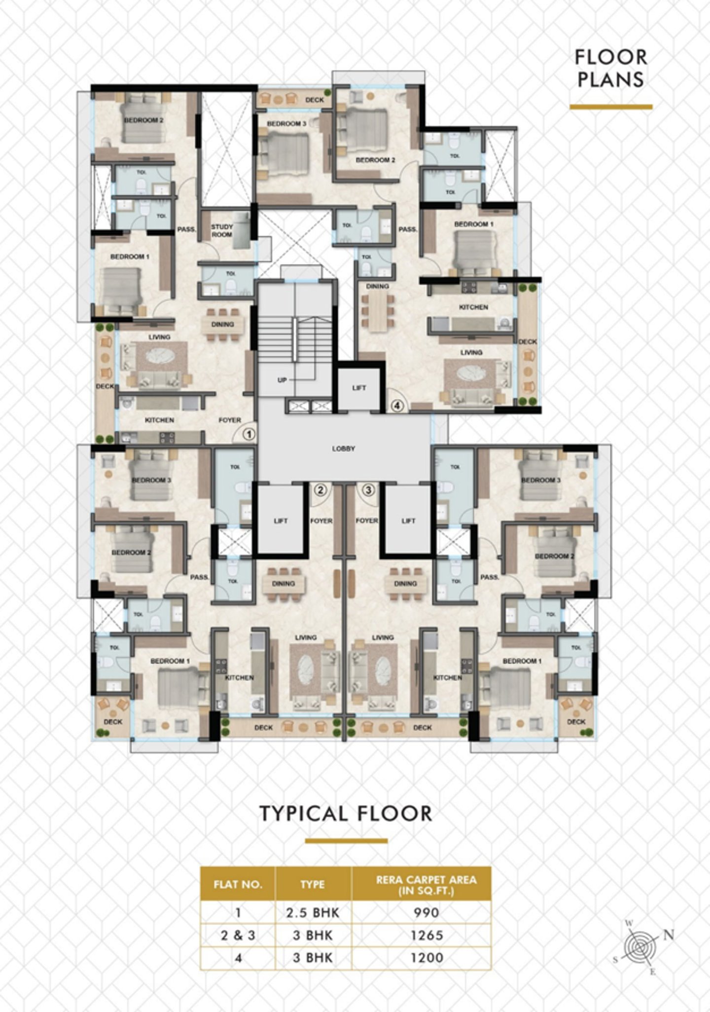 Floor Plans Platinum Solitaire Vile Parle East, Platinum Solitaire Irla