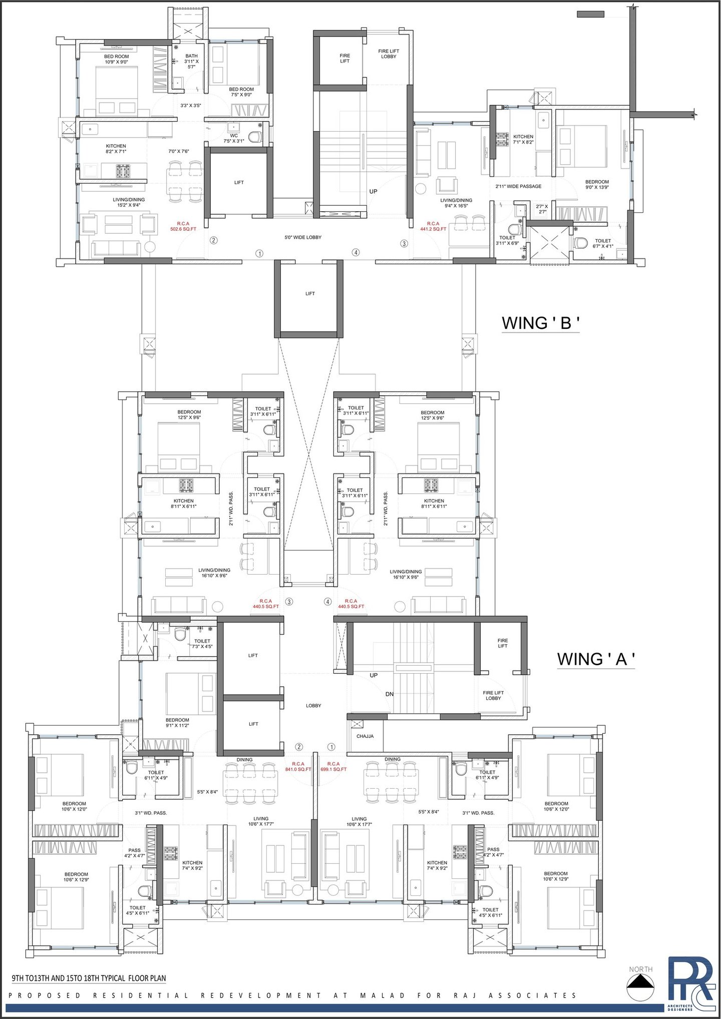 Raj Imperia Malad West, Liberty Garden Raj Realty Malad West, Refuge Floor Plan