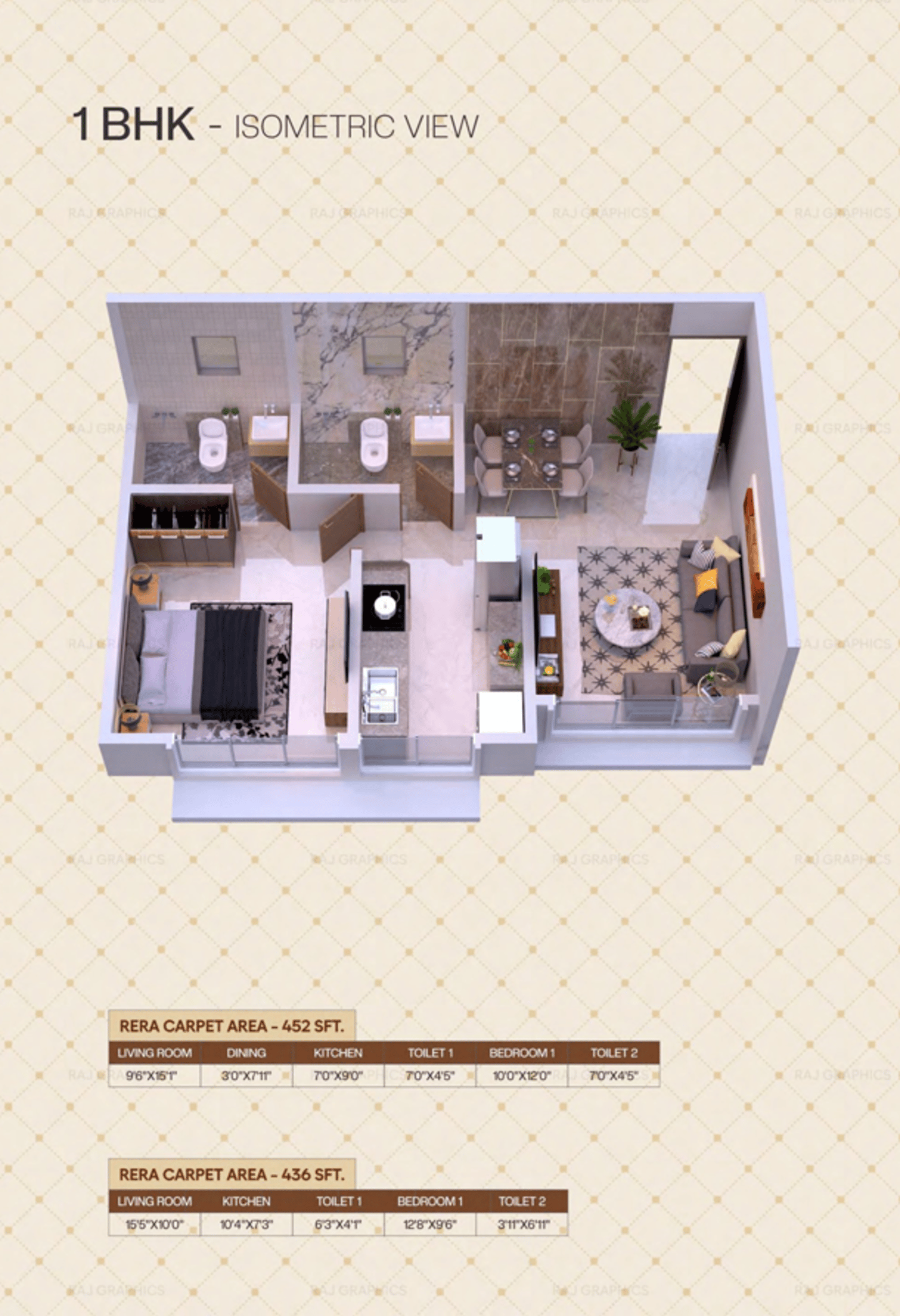 Floor Plan Raj One Charkop Kandivali West, Raj One Raj Realty Charkop Kandivali West