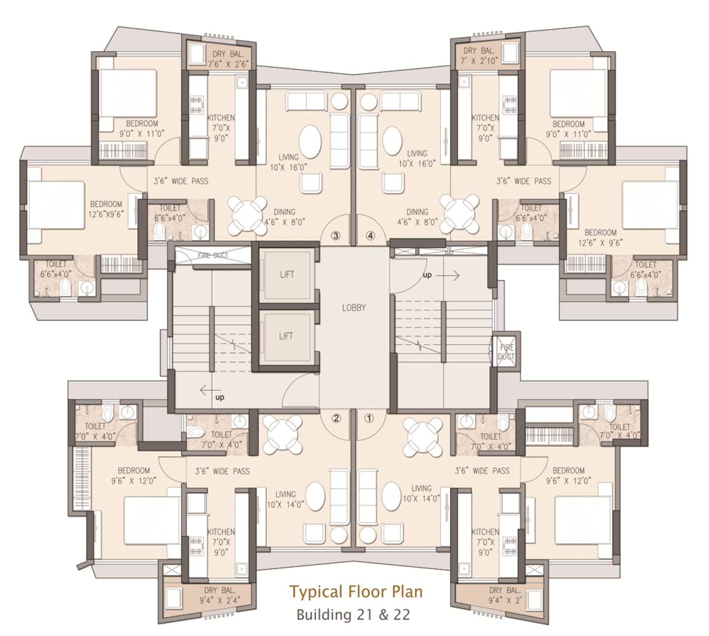Floor Plan Shree Shashwat 2.0 By Raj Realty Mira Road East