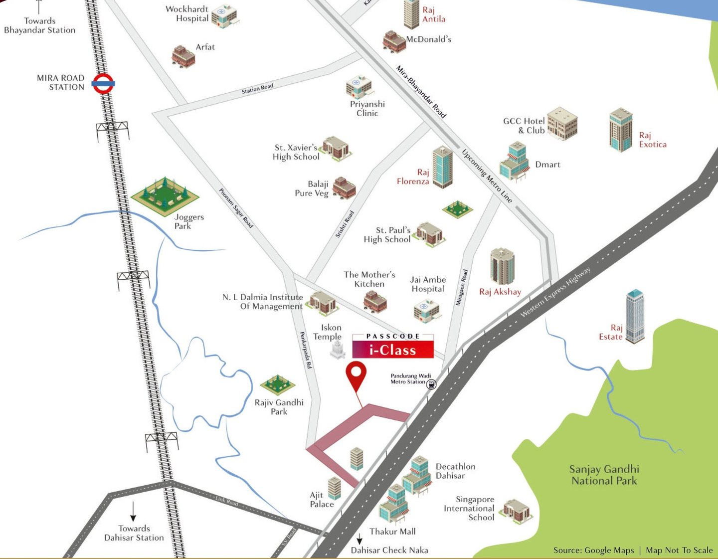 LOCATION 127 RAJ HOMES MIRA ROAD EAST