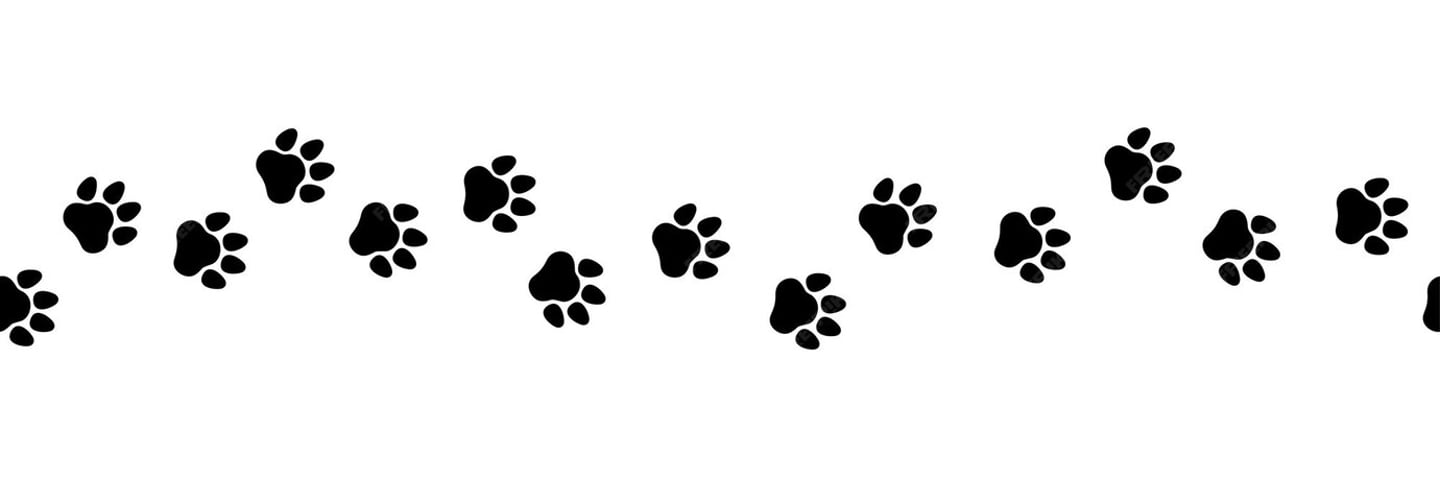 Dog and Cat Paw Prints