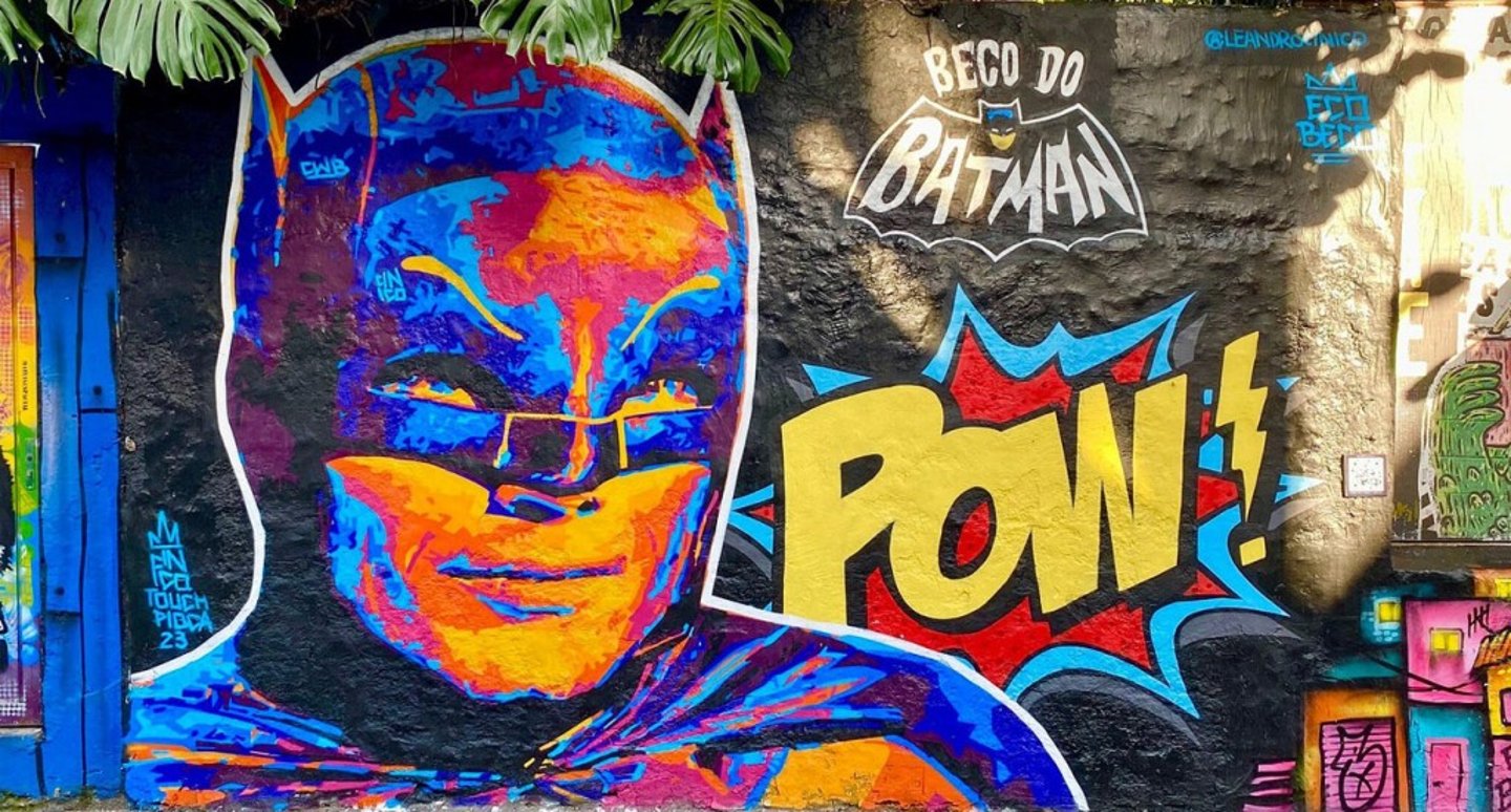 Vista del callejón de Batman