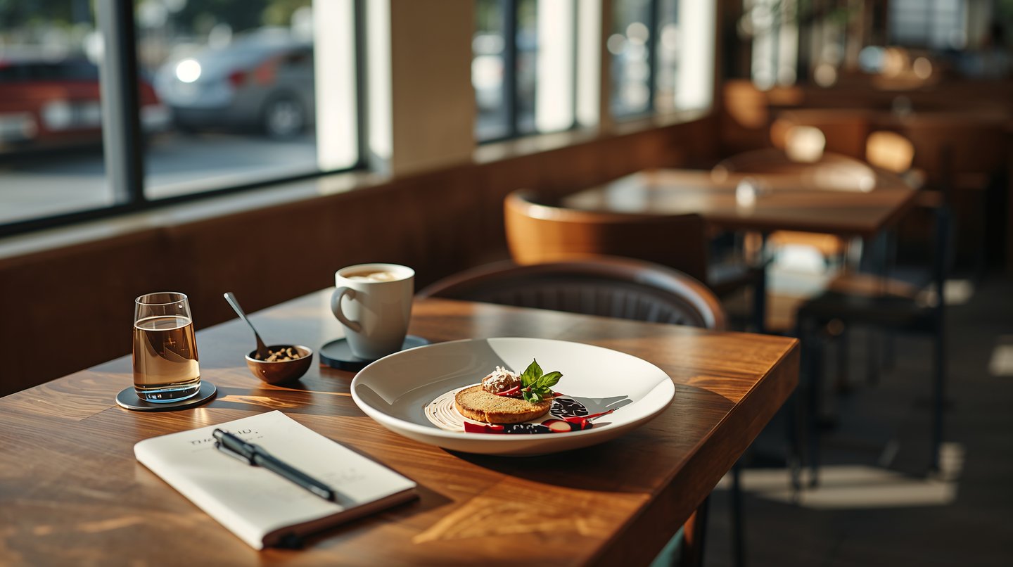 Editorial-style restaurant content scene at Tilli’s Chicago