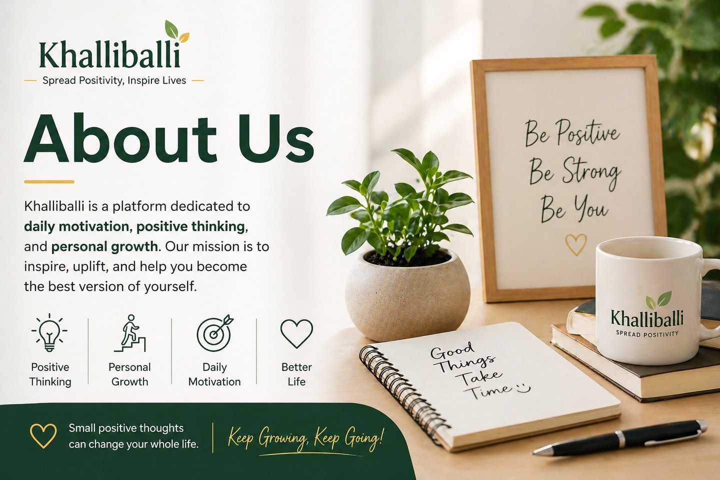 about khalliballi motivation and personal growth website