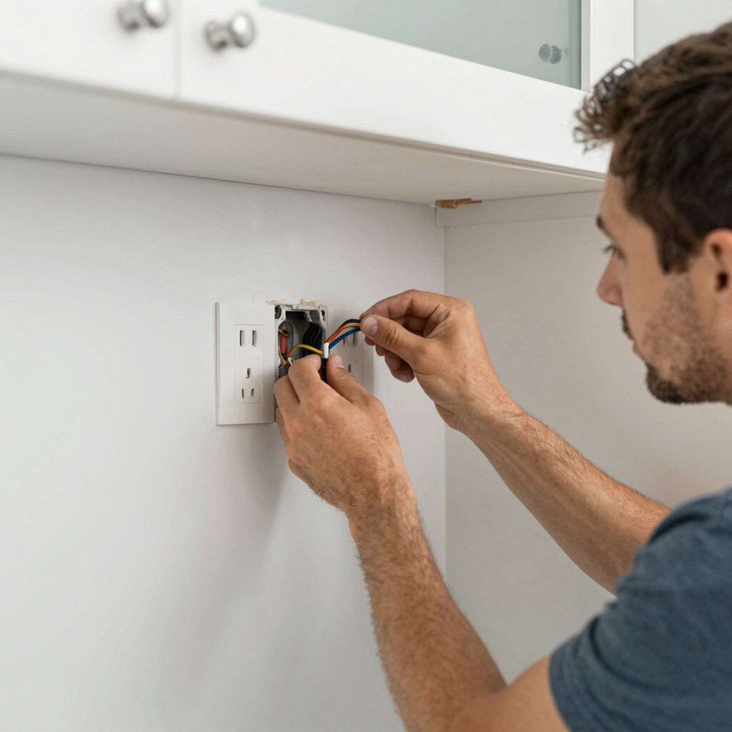 gray concrete wall inside building
