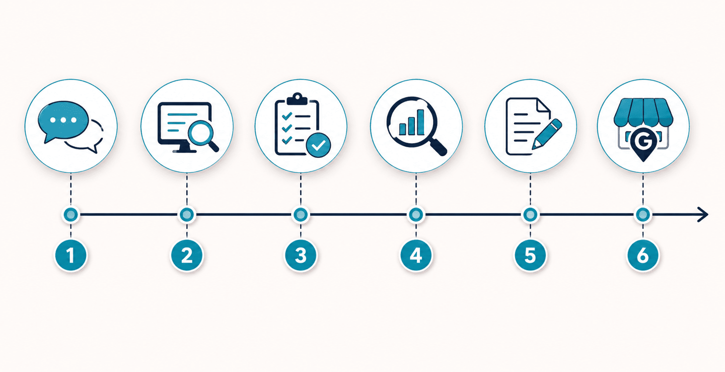 méthode SEO en 6 étapes 