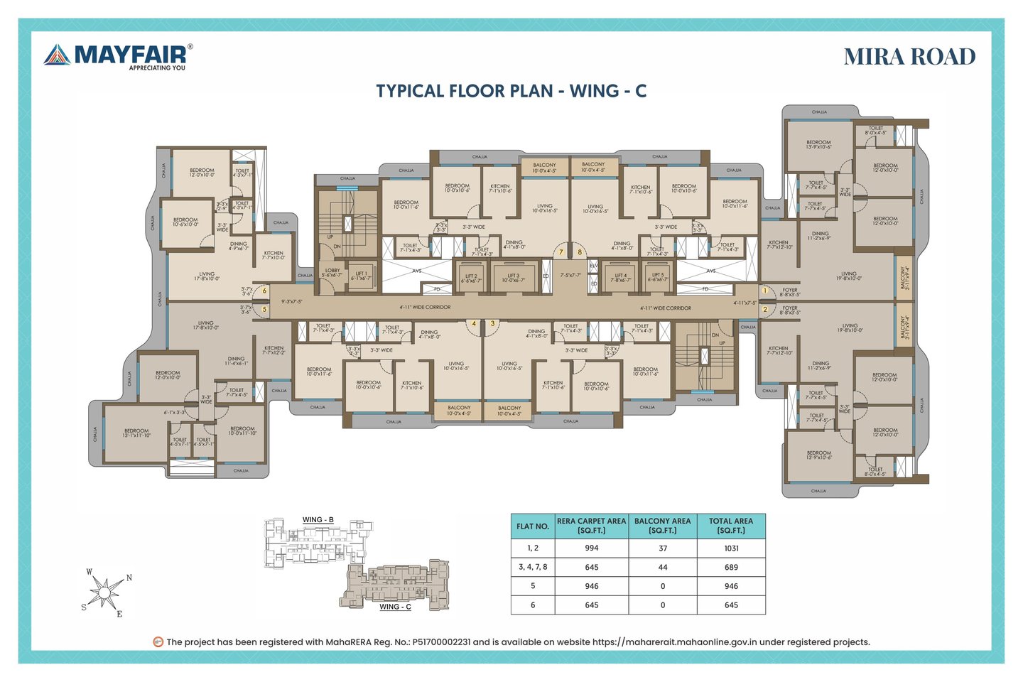 FLOOR PLANS MAYFAIR PALMEIRA MIRA ROAD EAST, CODENAME CORAL MIRA ROAD EAST, MAYFAIR MIRA ROAD EAST, MAYFAIR MIRA PRIDE