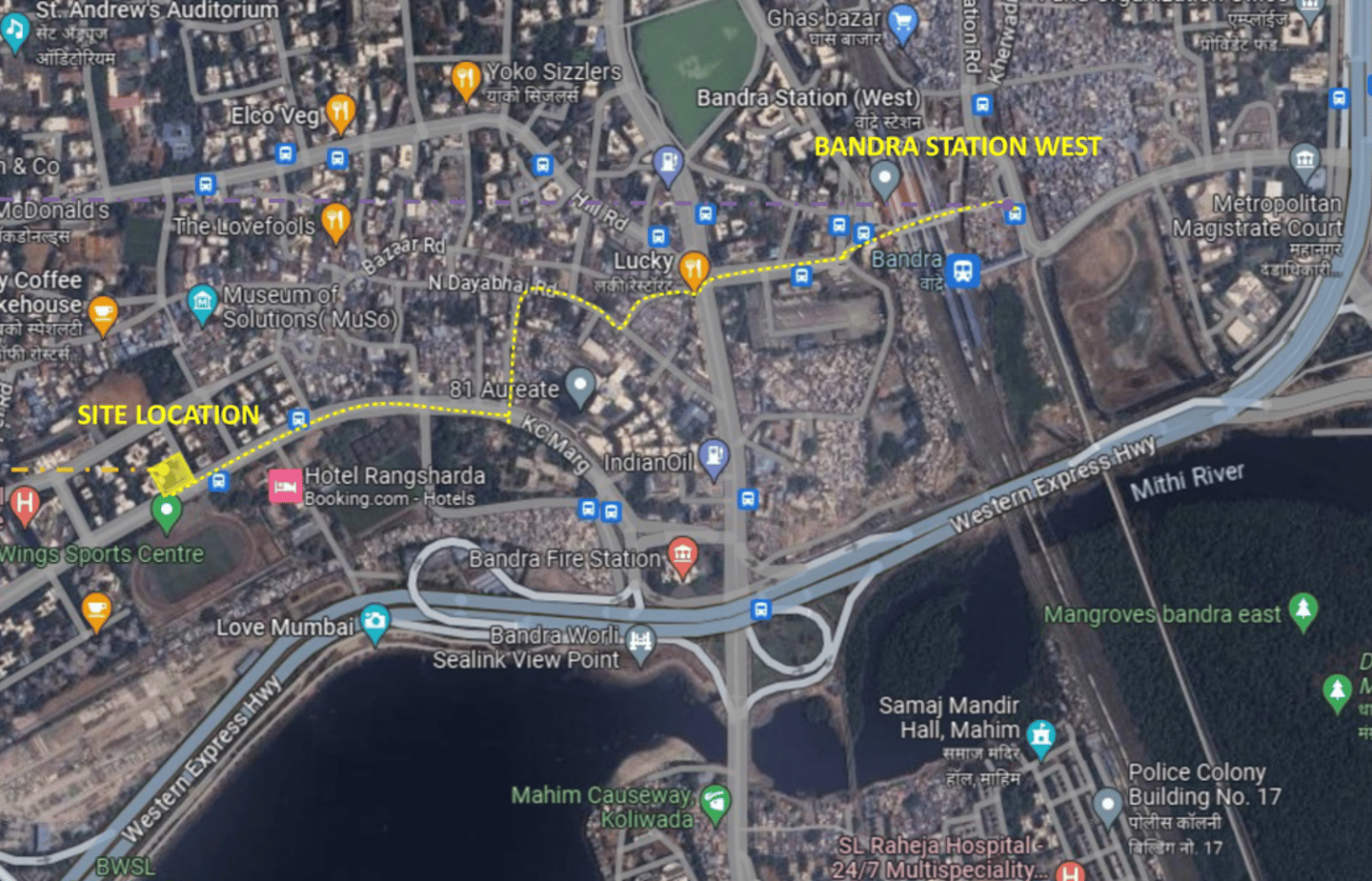 LOCATION 9 ELEMENTS BANDRA RECLAMATION, 9 ELEMENTS, KC MARG, OPP WINGS GROUND, NEAR LILAVATI HOSPITAL, BANDRA WEST