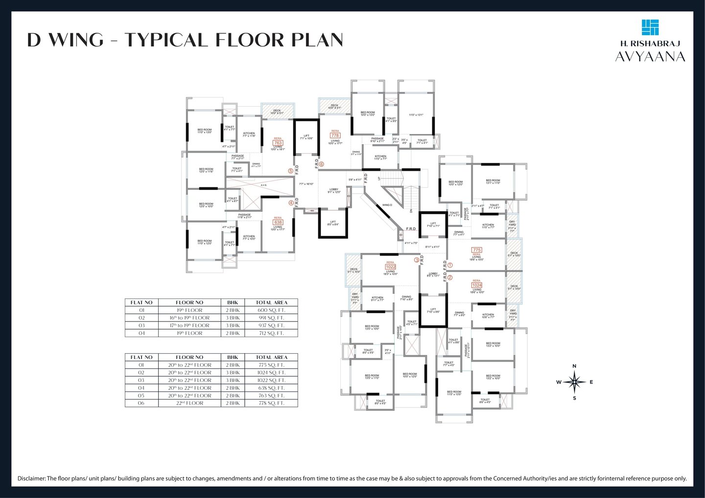 FLOOR PLANS H RISHABRAJ AVYAANA GOREGAON WEST, H RISHABRAJ AVYAANA BANGUR NAGAR, HRISHABRAJ BANGUR NAGAR, GOREGAON WEST