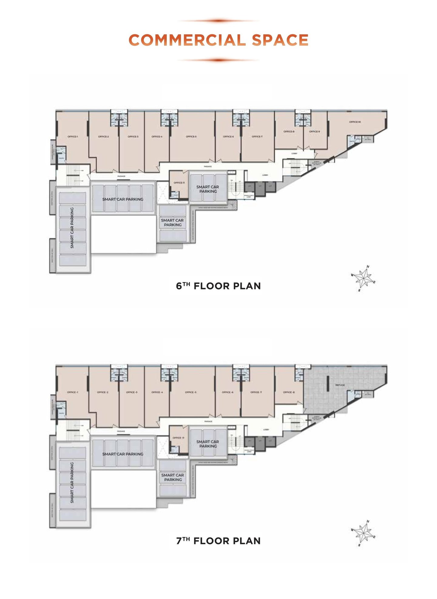 FLOOR PLAN ORNATE SOLITAIRE DAHISAR EAST, ORNATE COMMERCIAL, NEAR DAHISAR EAST RAILWAY STATION