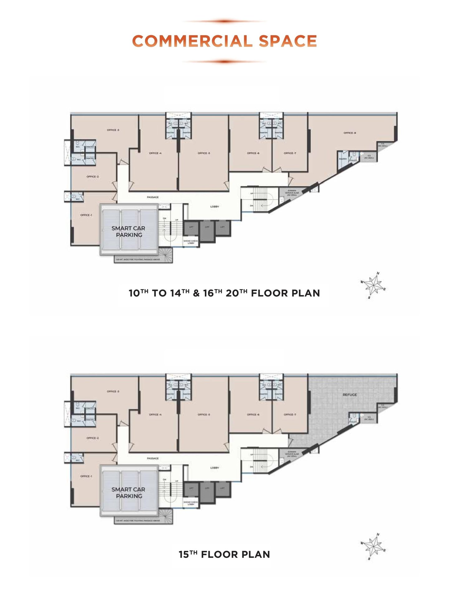 FLOOR PLAN ORNATE SOLITAIRE DAHISAR EAST, ORNATE COMMERCIAL, NEAR DAHISAR EAST RAILWAY STATION