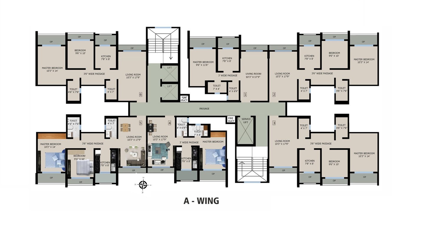 FLOOR PLAN MUKUNDAM BHAYANDAR WEST, FLOOR PLAN KKG MUKUNDAM BHAYANDAR WEST