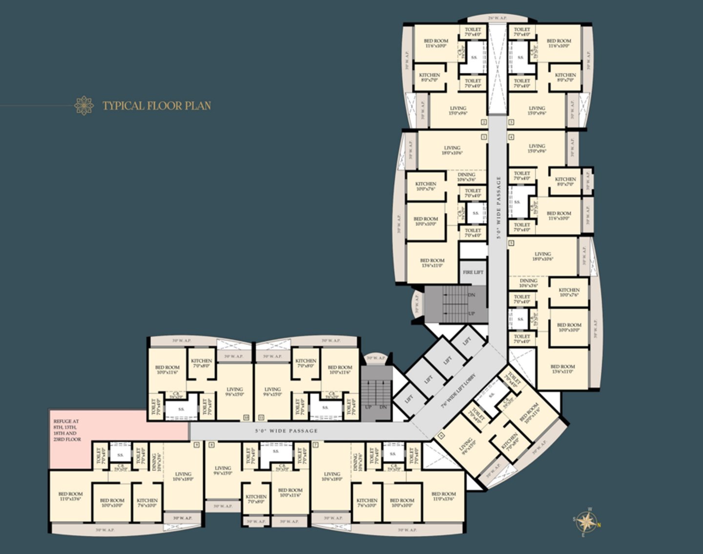 FLOOR PLAN 711 AYODHYA MIRA ROAD EAST, 711 AYODHYA VINAY NAGAR MIRA ROAD EAST