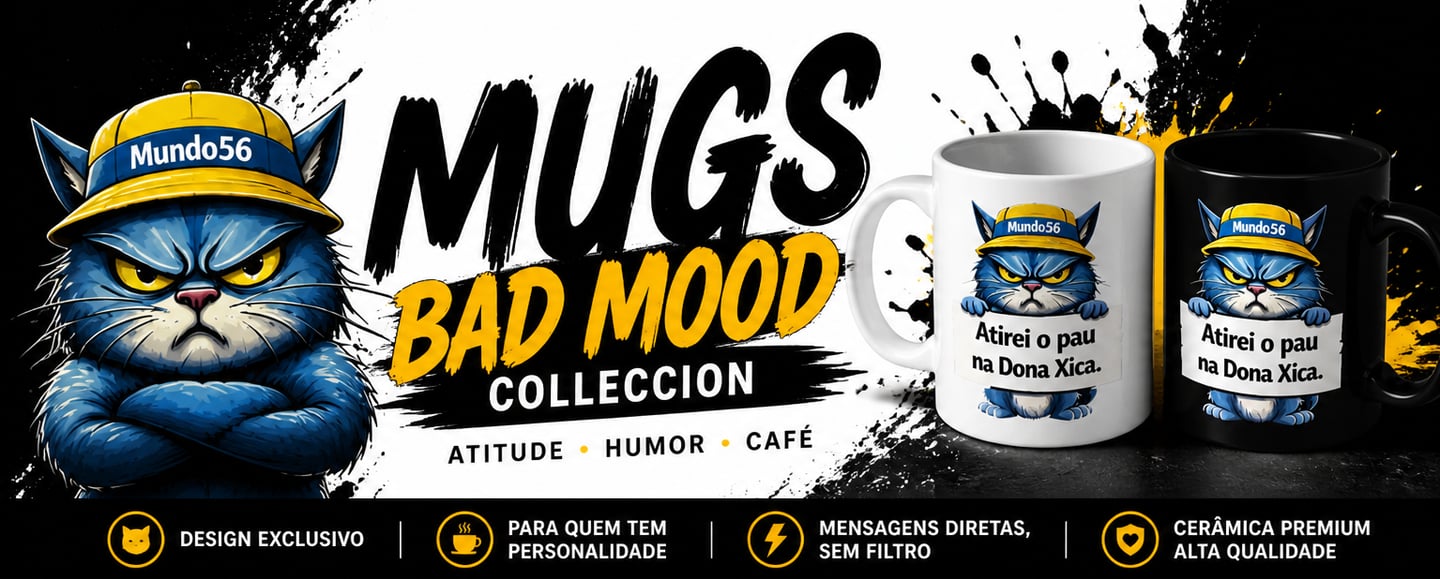 Canecas de Ceramica Premium Bad Mood Colleccion 