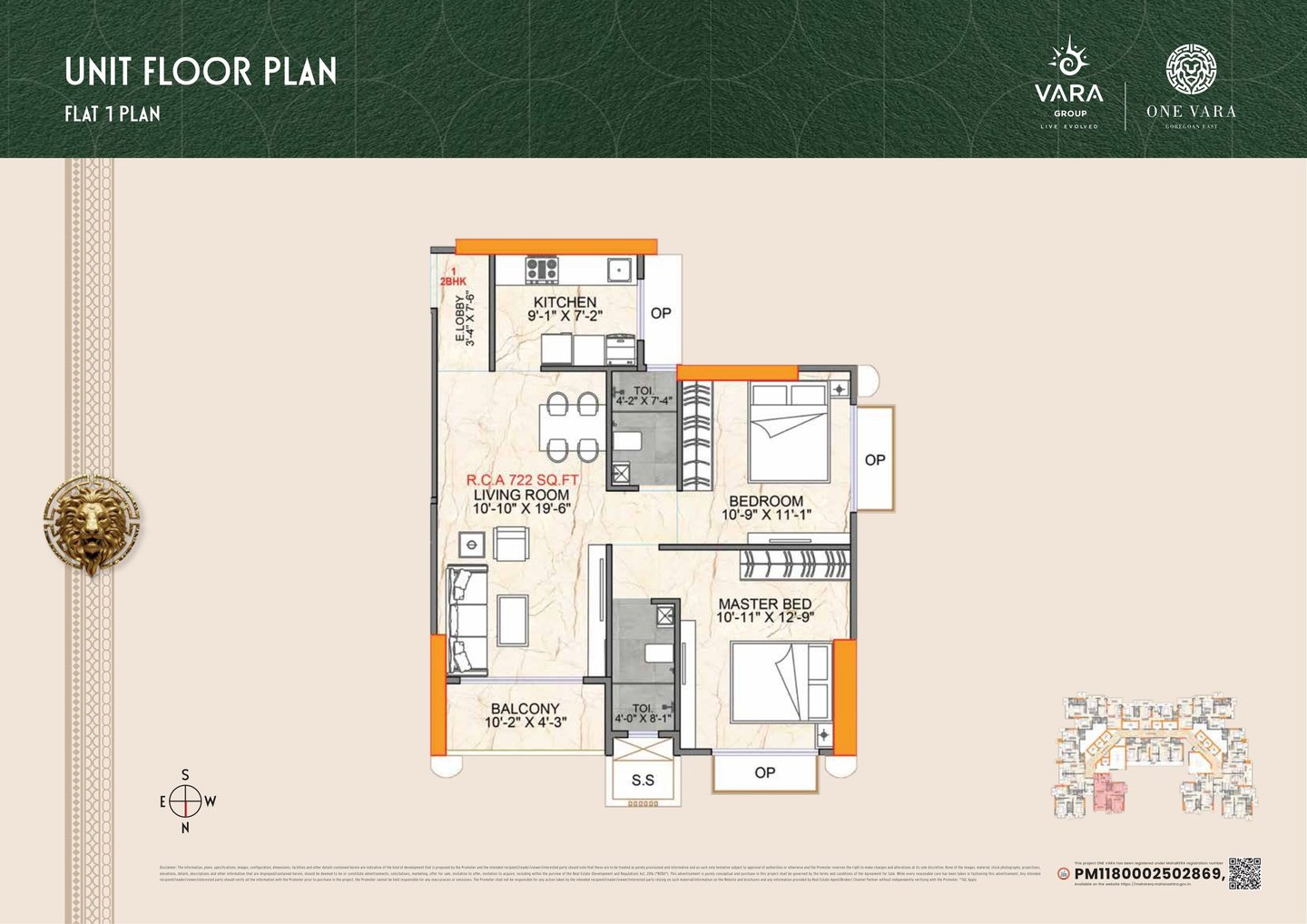 FLOOR PLAN ONE VARA GOREGAON EAST, ONE VARA, FILM CITY ROAD, AK VAIDYA MARG, GOREGAON EAST