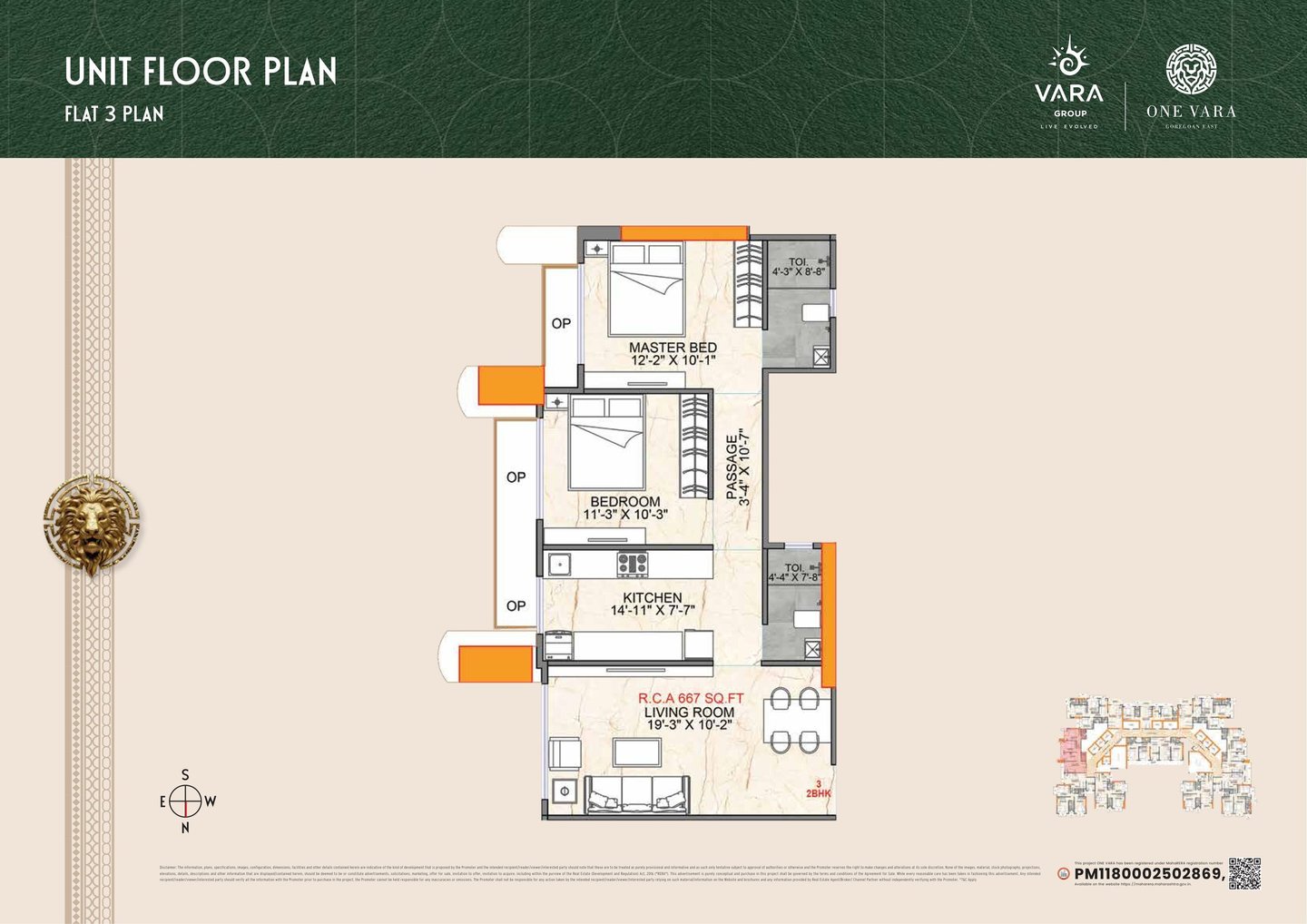 FLOOR PLAN ONE VARA GOREGAON EAST, ONE VARA, FILM CITY ROAD, AK VAIDYA MARG, GOREGAON EAST