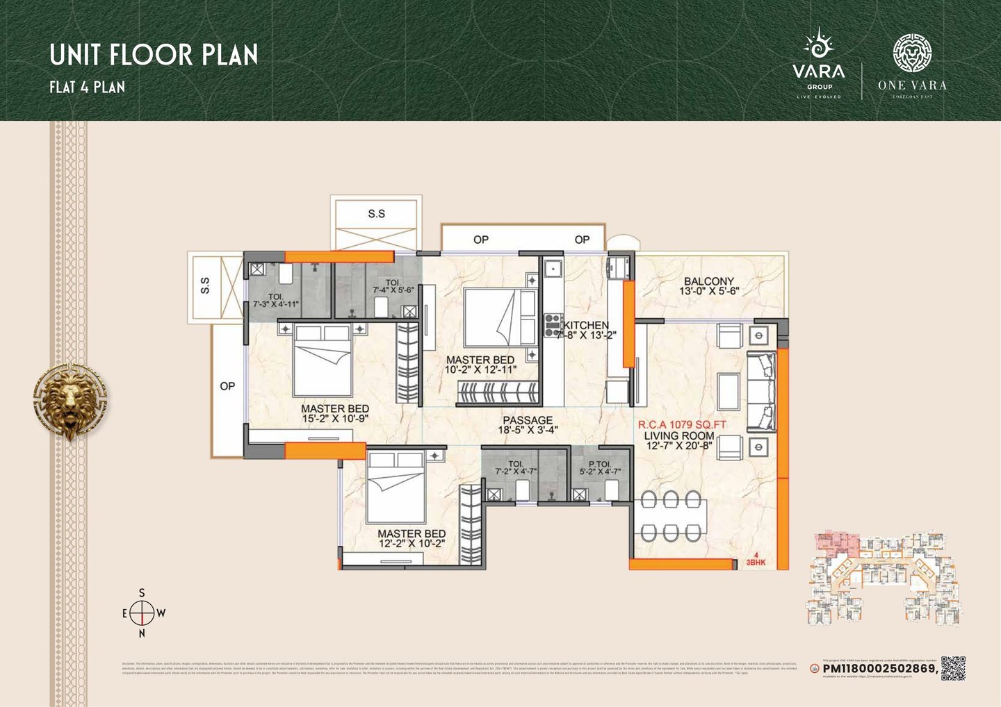 FLOOR PLAN ONE VARA GOREGAON EAST, ONE VARA, FILM CITY ROAD, AK VAIDYA MARG, GOREGAON EAST