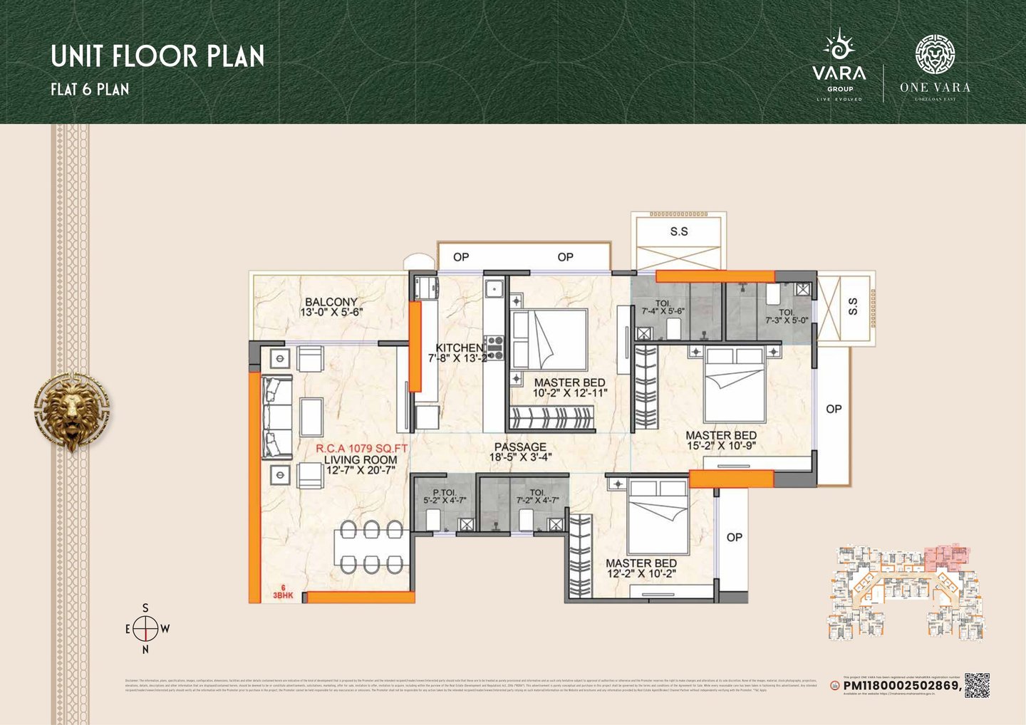 FLOOR PLAN ONE VARA GOREGAON EAST, ONE VARA, FILM CITY ROAD, AK VAIDYA MARG, GOREGAON EAST