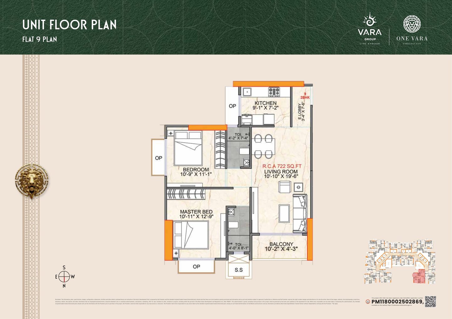 FLOOR PLAN ONE VARA GOREGAON EAST, ONE VARA, FILM CITY ROAD, AK VAIDYA MARG, GOREGAON EAST
