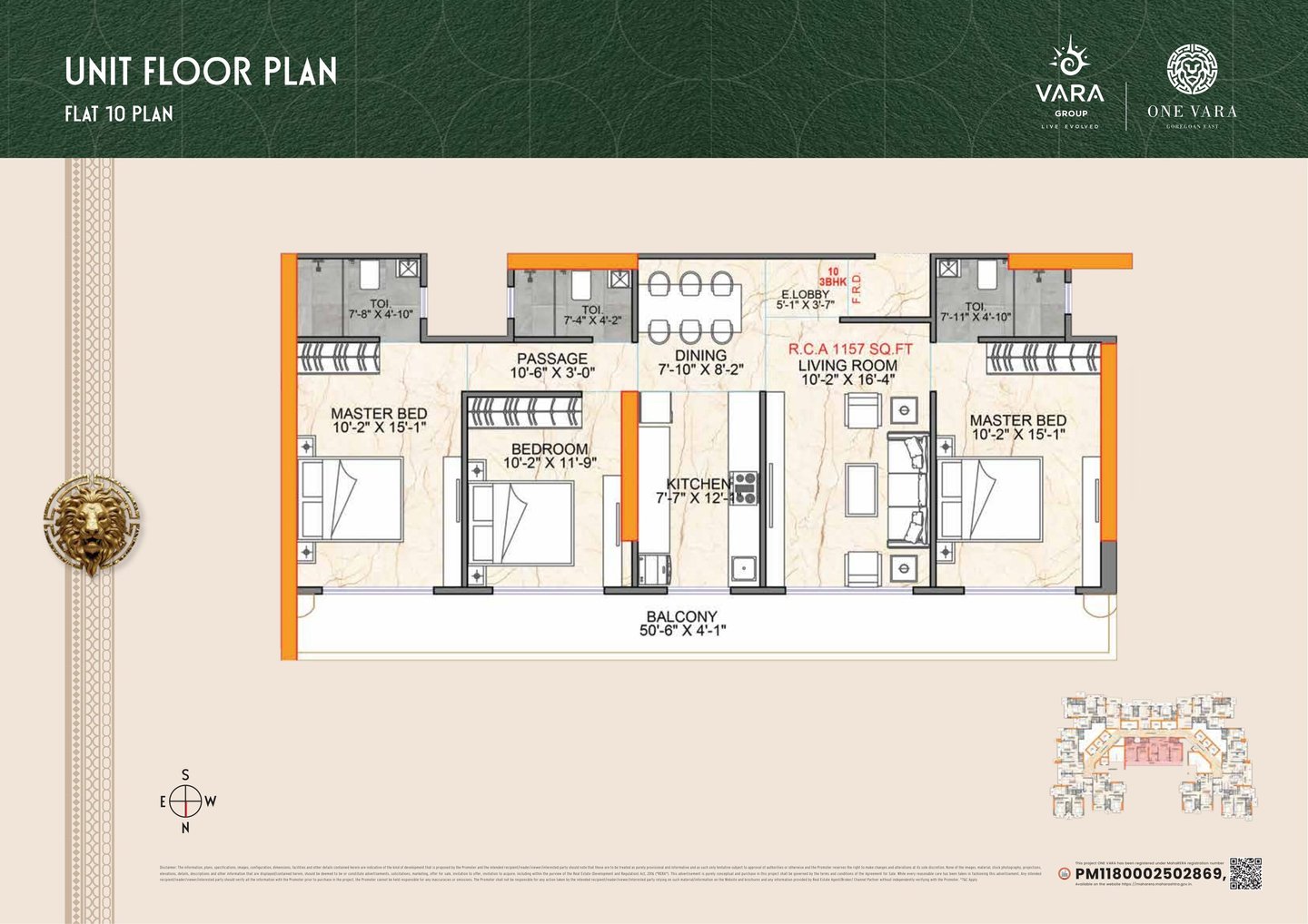 FLOOR PLAN ONE VARA GOREGAON EAST, ONE VARA, FILM CITY ROAD, AK VAIDYA MARG, GOREGAON EAST