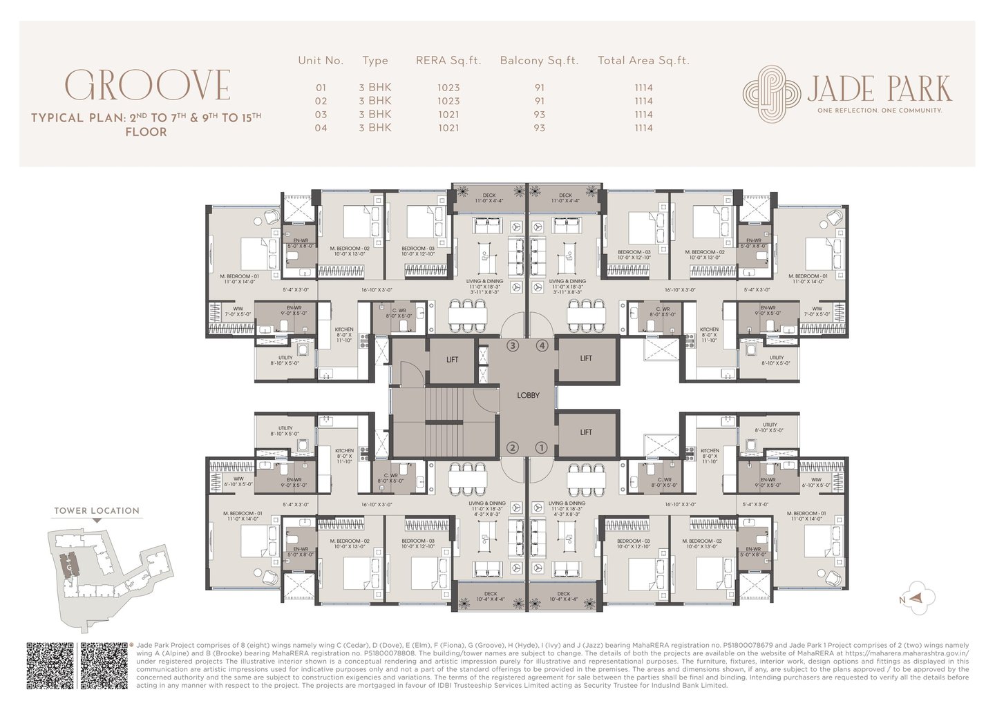 GROOVE FLOOR PLAN JADE PARK VILE PARLE WEST