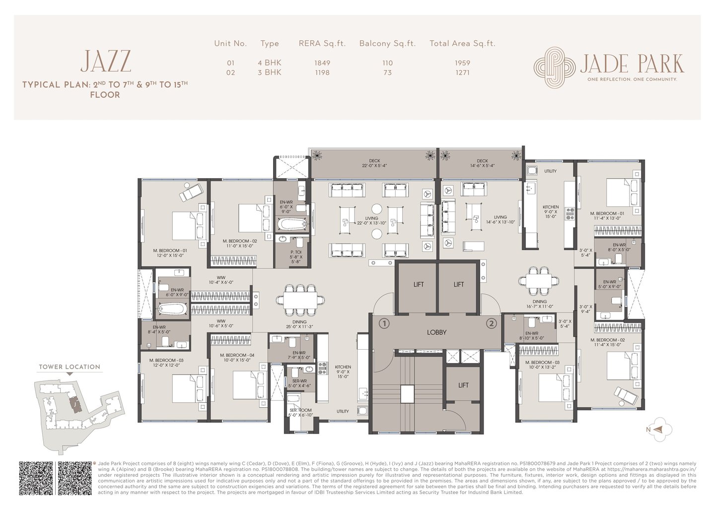 JAZZ FLOOR PLAN JADE PARK VILE PARLE WEST