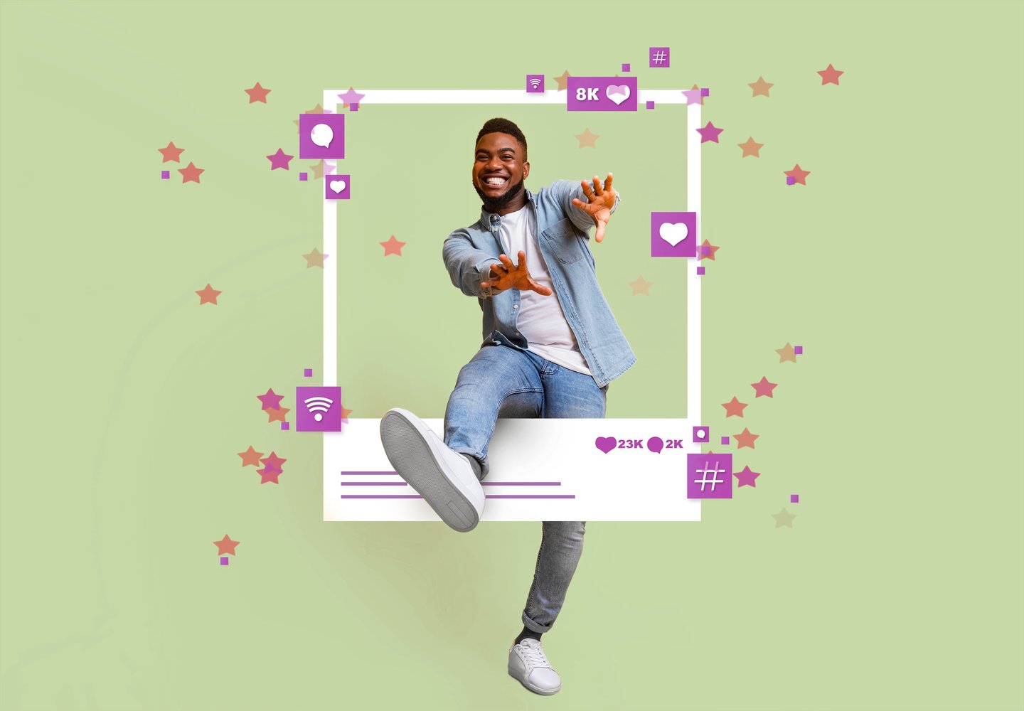 Digital marketing services overview diagram with strategy, execution and reporting