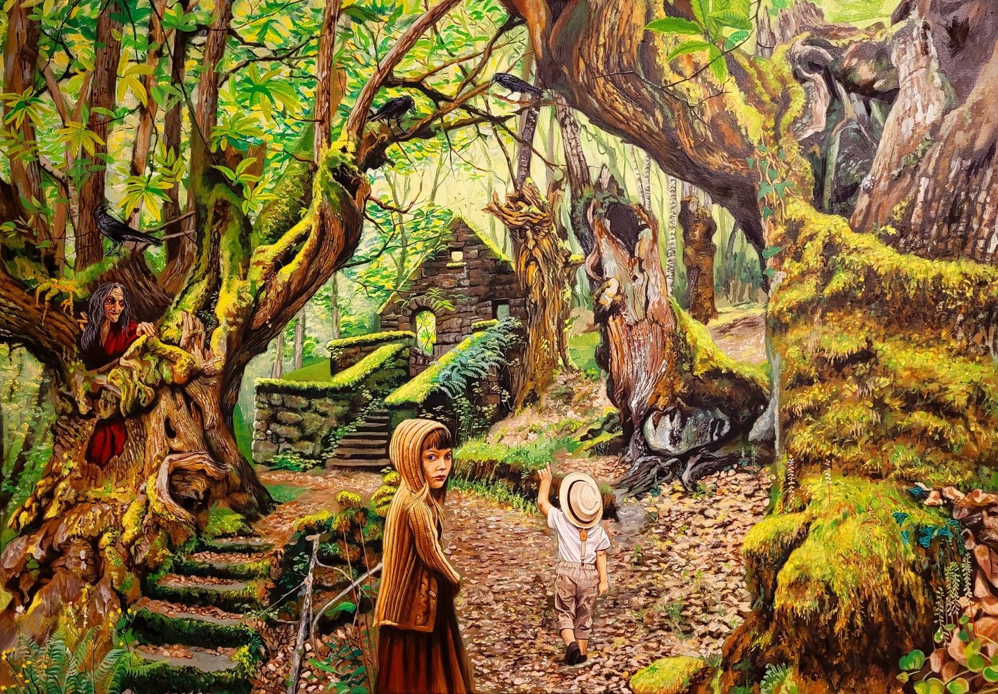 Álvaro Fernández Sáez Hänsel & Gretel Galizien Kastanienwald Hexe