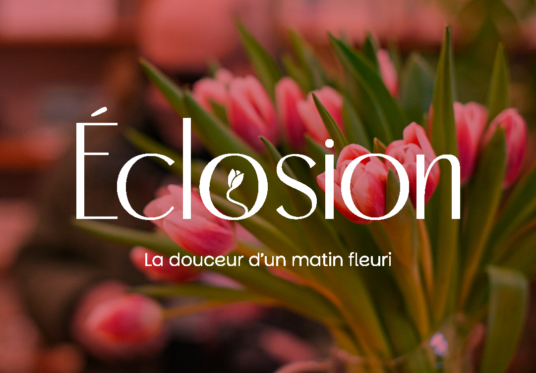 Logo - Identité visuelle - Fleuriste - Éclosion - Amy Atelier Graphique