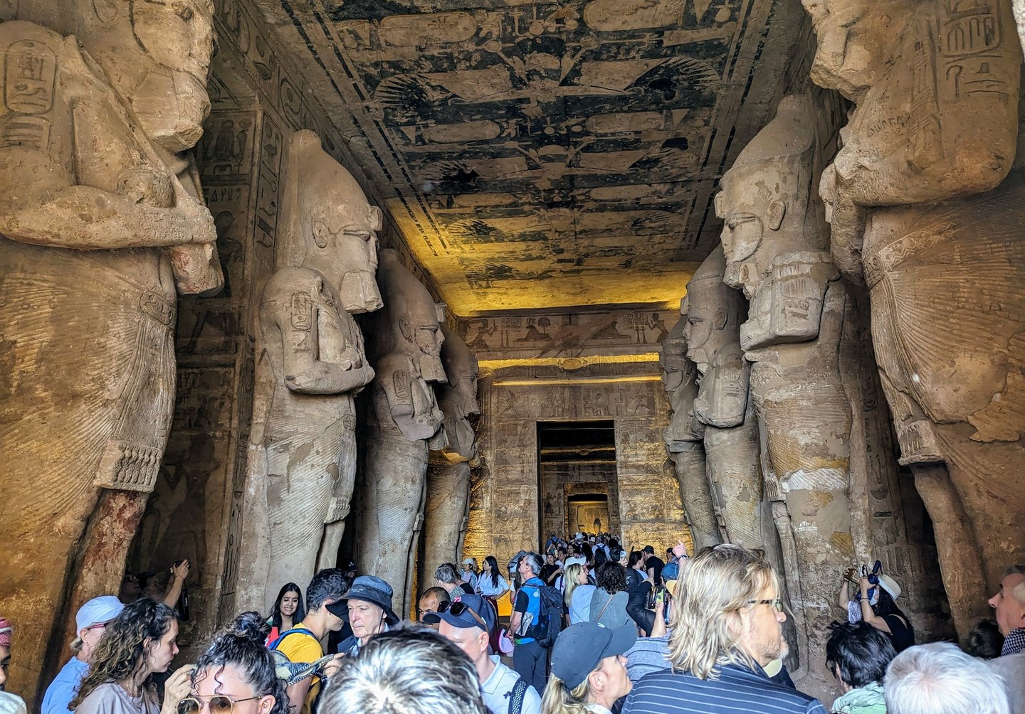 Very crowded Abu Simbel