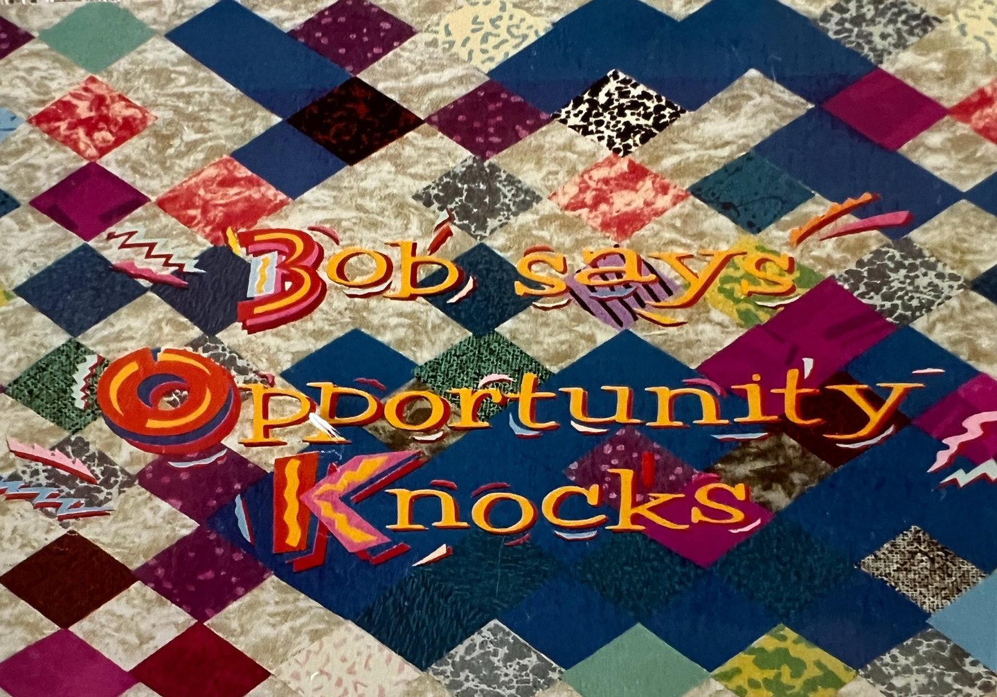 Bob says Opportunity Knocks Flyer - UK's #1 Talent Show