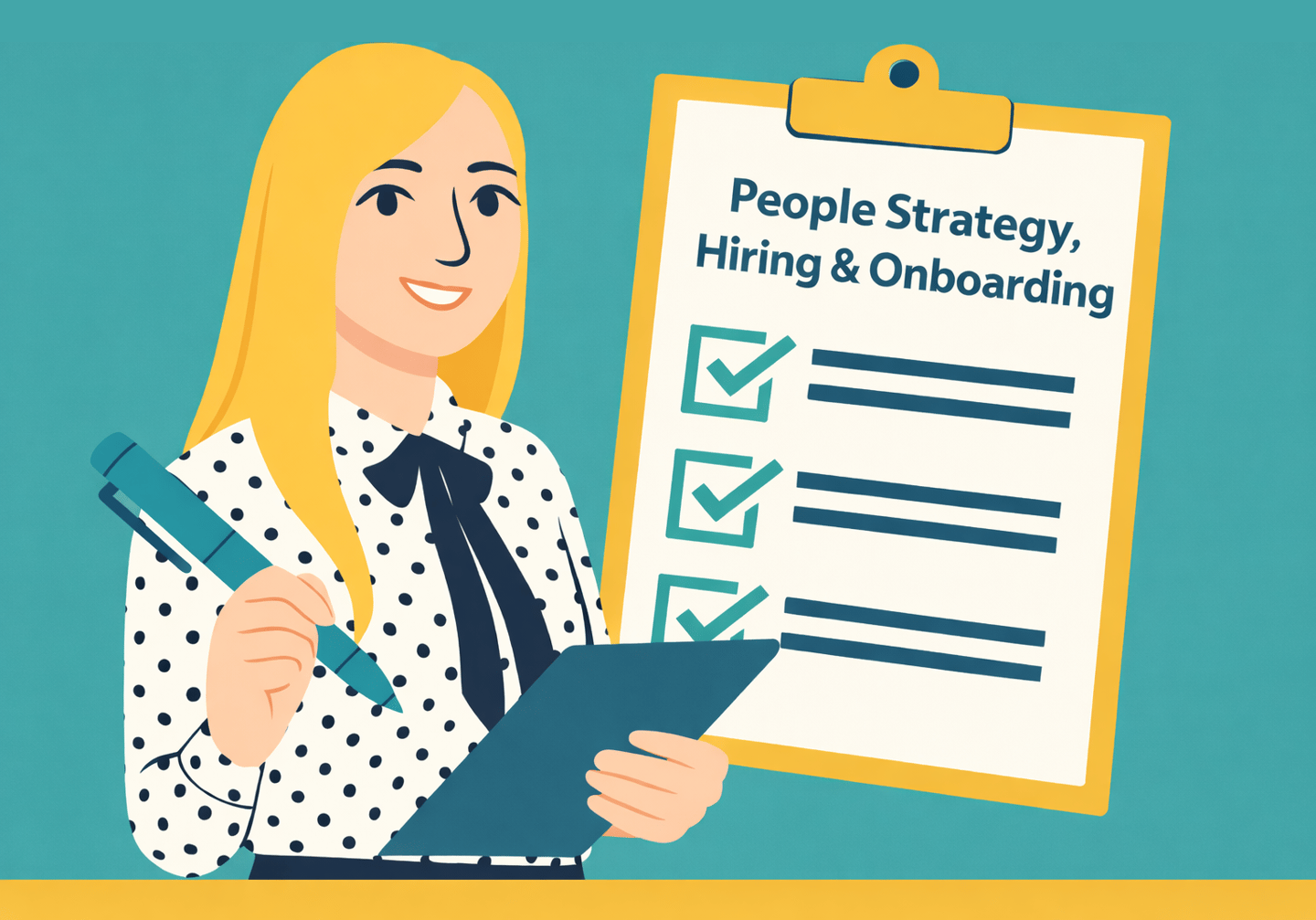 People Strategy, Hiring & Onboarding Checklist 