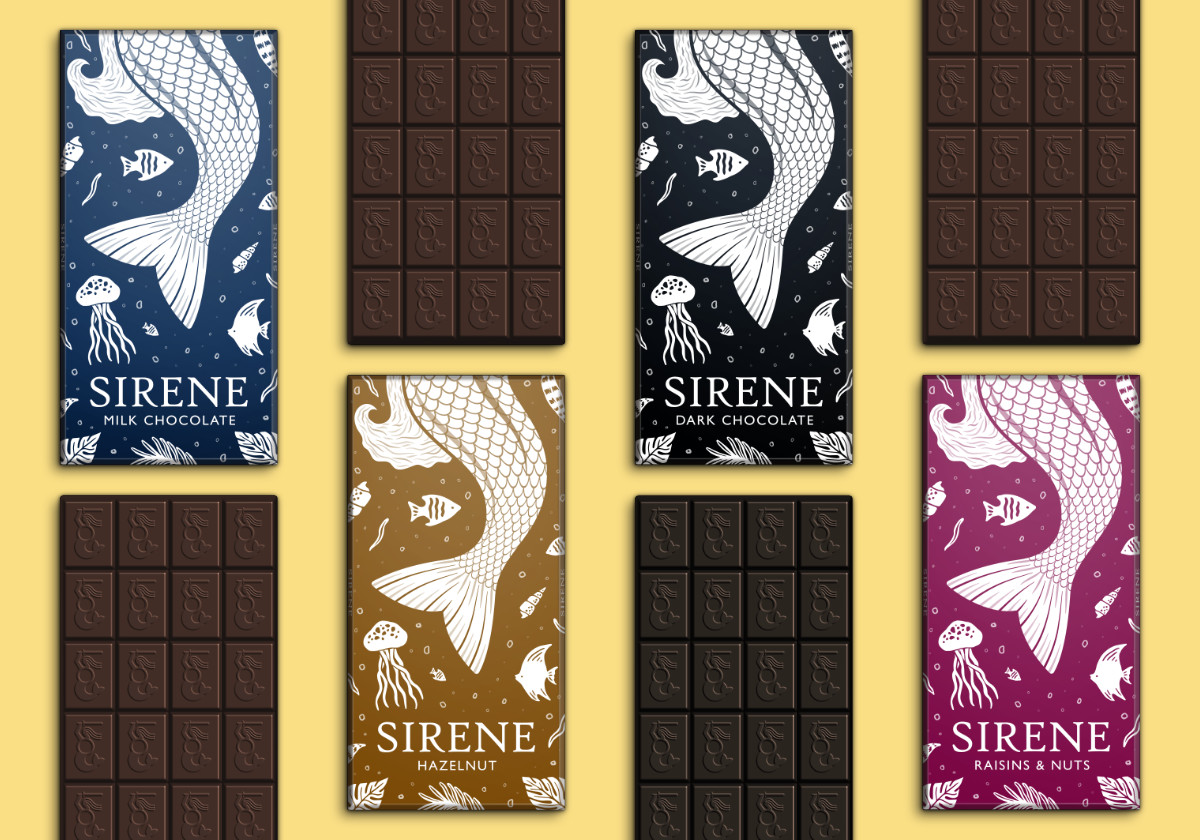 Sirene chocolate bars