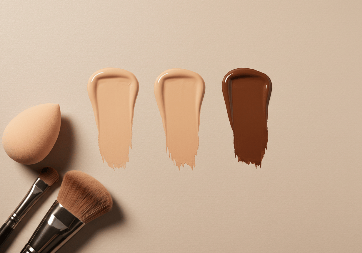 a variety of makeup brushes and makeup brushes on a table